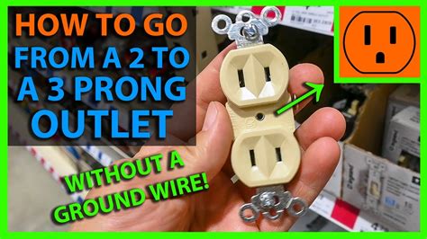 how to ground receptacle to metal box|replacing ungrounded outlet.